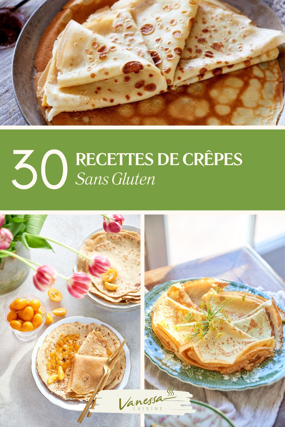 post sur Les meilleures recettes de crêpes sans gluten