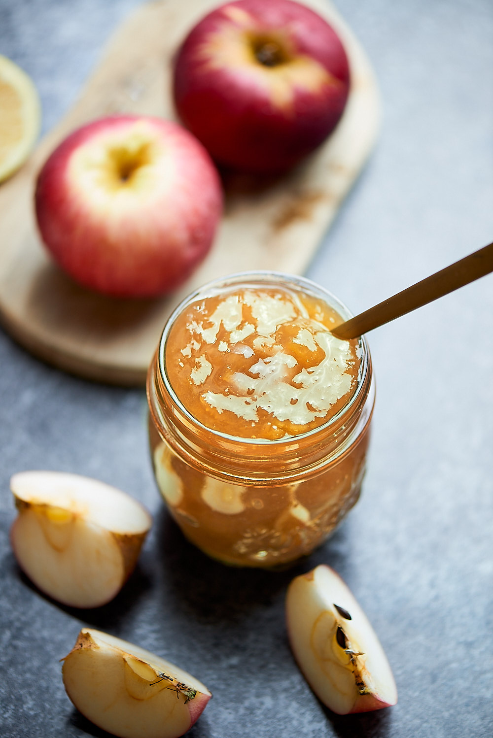 photo de confiture de pomme