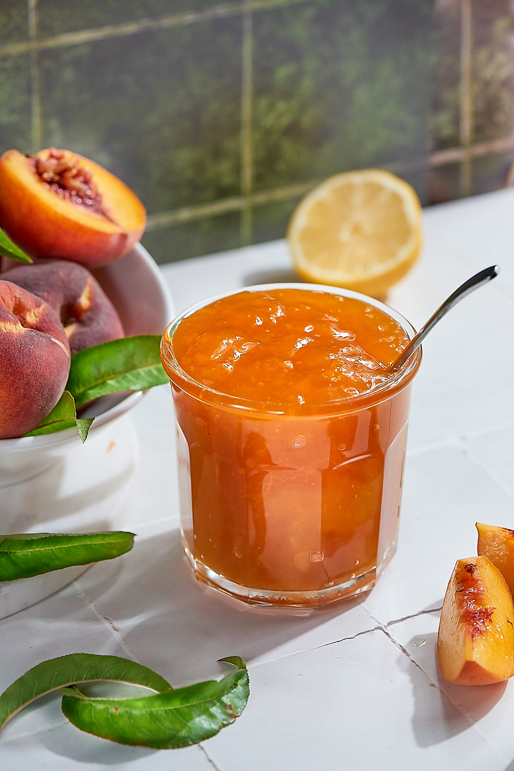 photo culinaire de la recette de Confiture de pêches maison