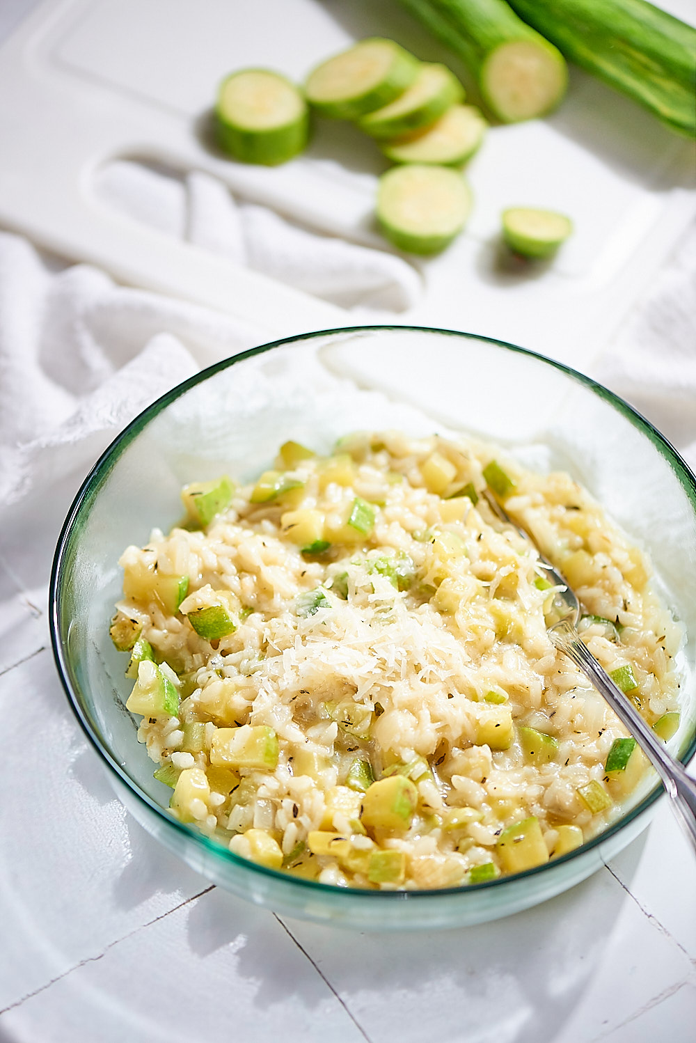 photo culinaire de Risotto aux courgettes