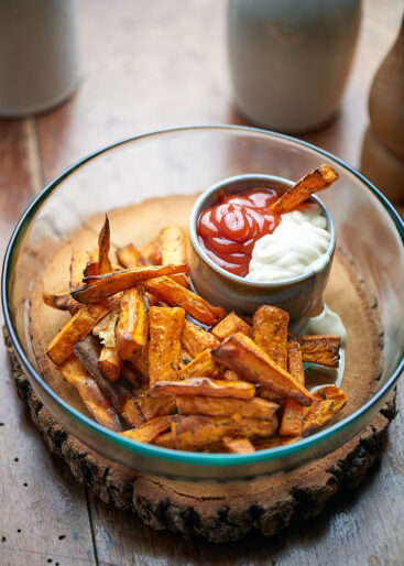 Frites de patate douce croustillantes à l’Airfryer