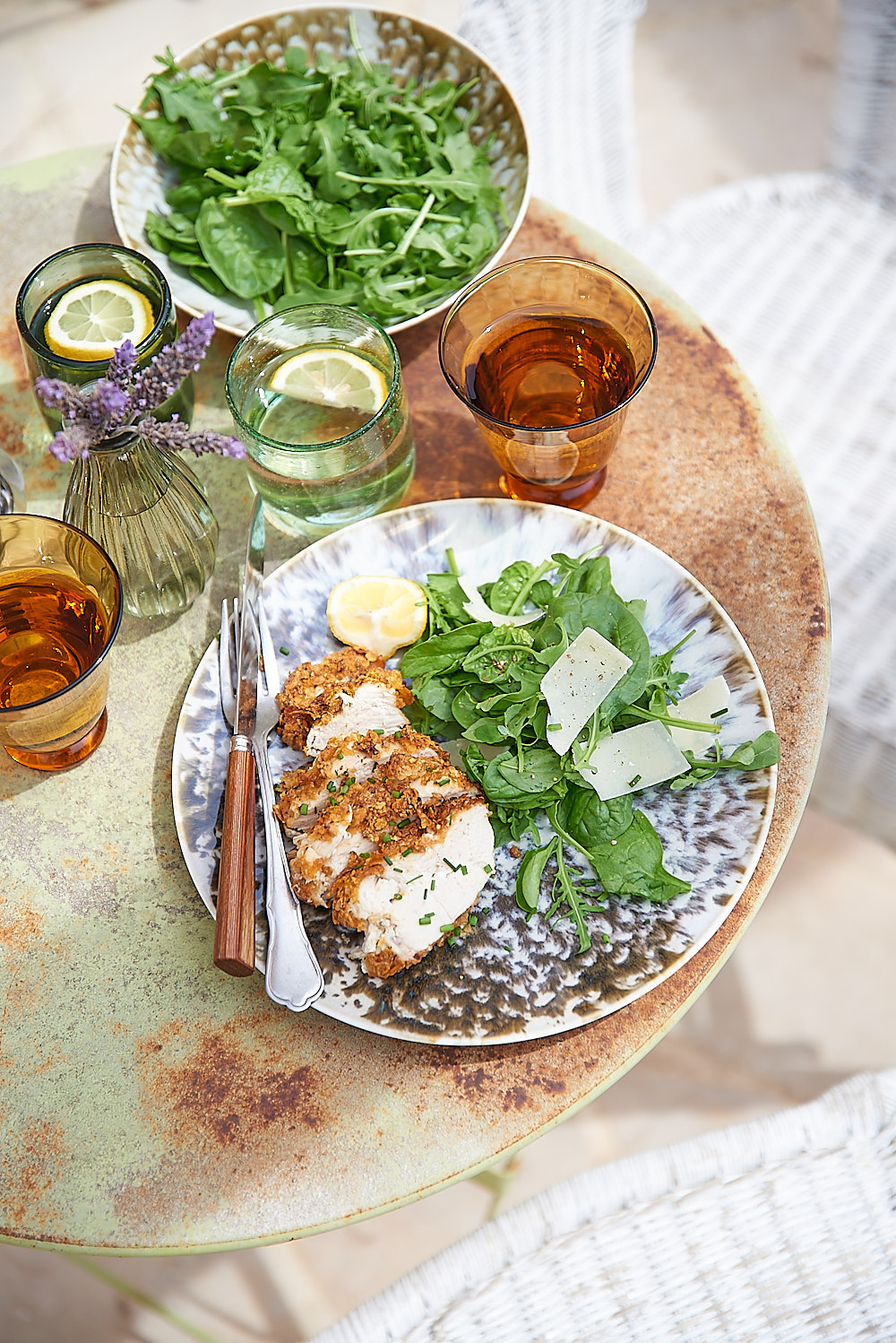 photo de filet de poulet pané au parmesan à l'airfryer