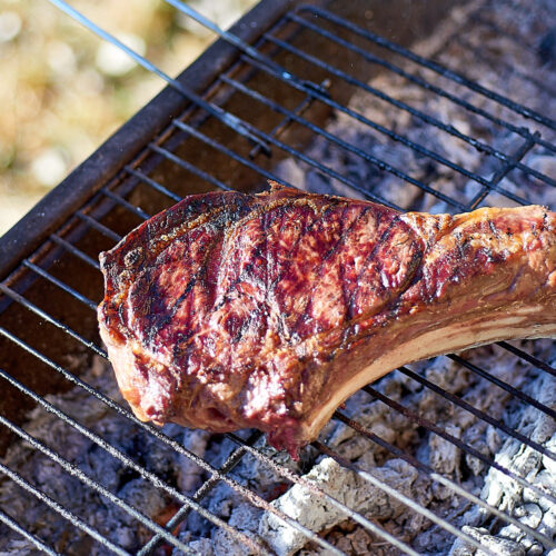 recette de côte de boeuf maturée au barbecue