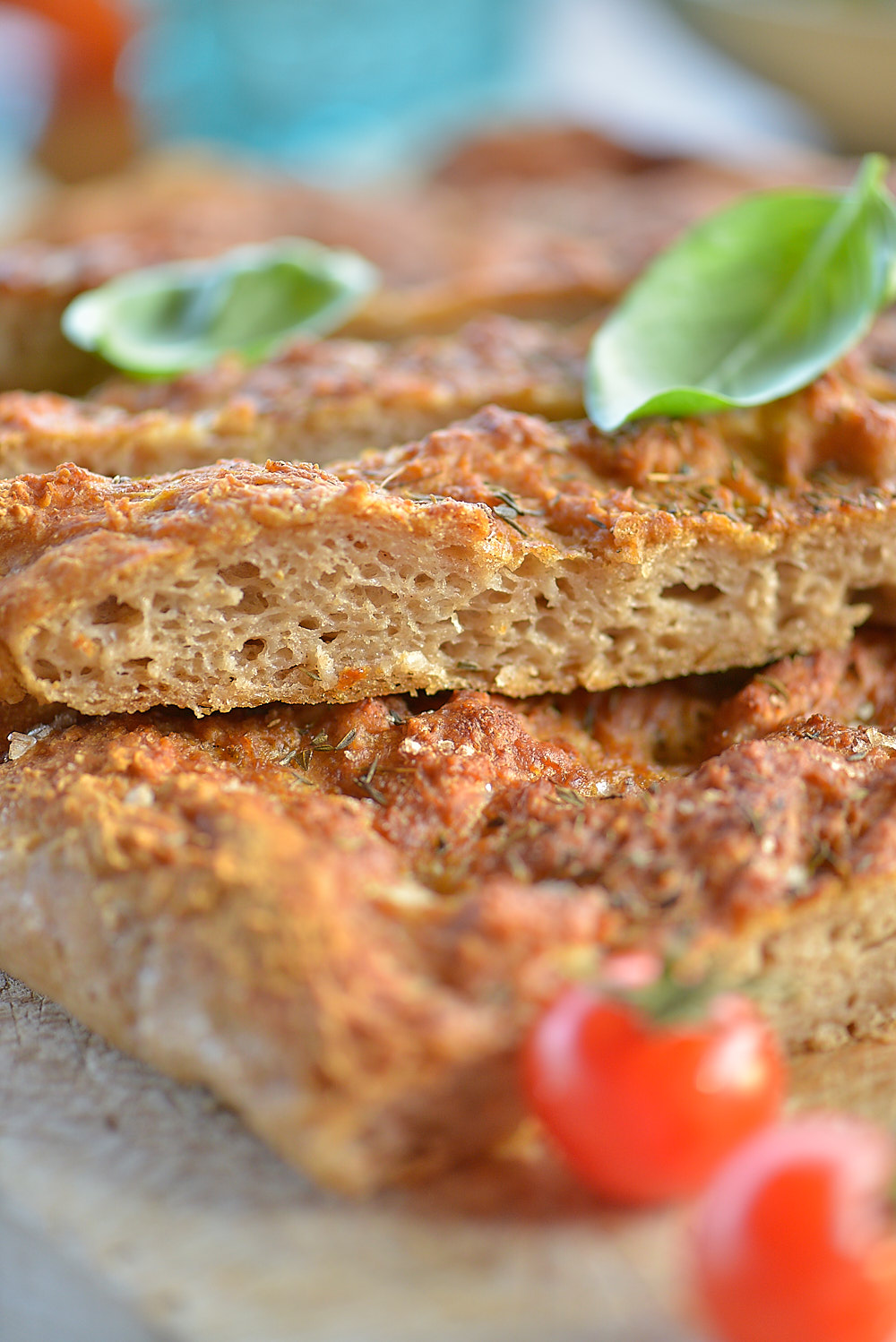 photo culinaire de recette de foccacia sans gluten