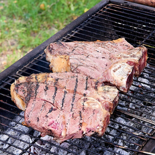 recette de T-bone steak au barbecue