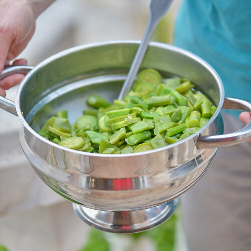 recette de légumes verts cuits à la vapeur