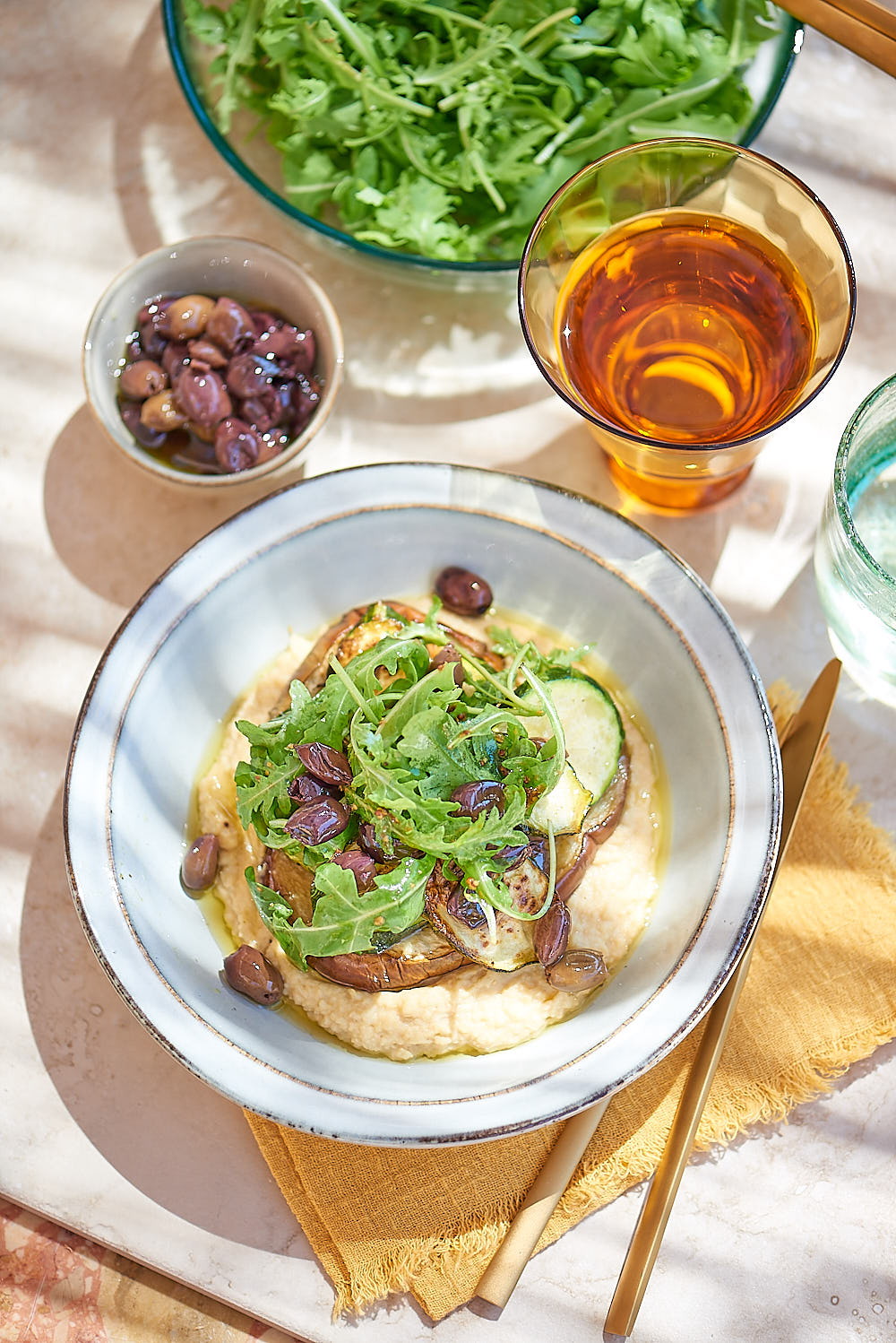 recette d'aubergines et courgettes rôties à l'airfryer