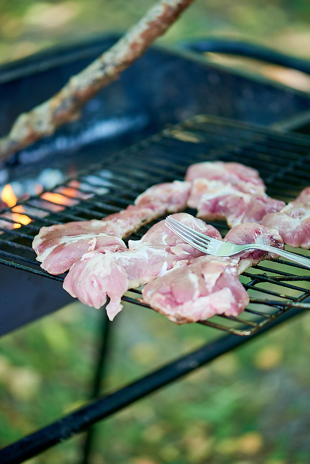 photo culinaire d'araignée de porc avant cuisson au barbecue