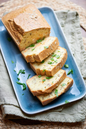 Cake au saumon fumé au airfryer