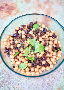 Salade de pois chiches aux olives