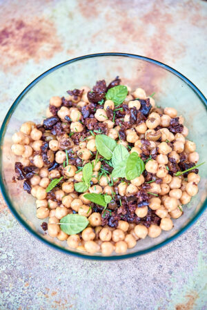 Salade de pois chiches aux olives